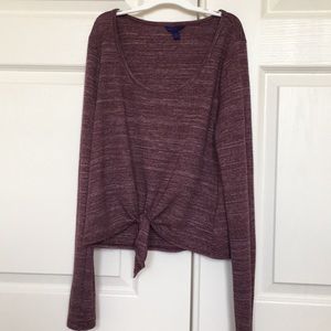 Maroon Aeropostale Sweater W/ Tie